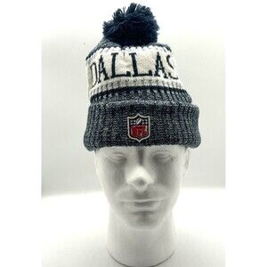 New Era NFL Dallas Cowboys Beanie Hat Cap‎ with Embroidered Logo LRC5-250